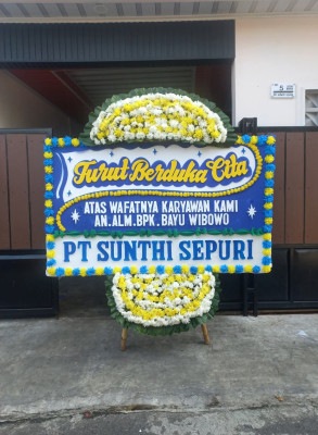 Papan Bunga Duka di Pengilon